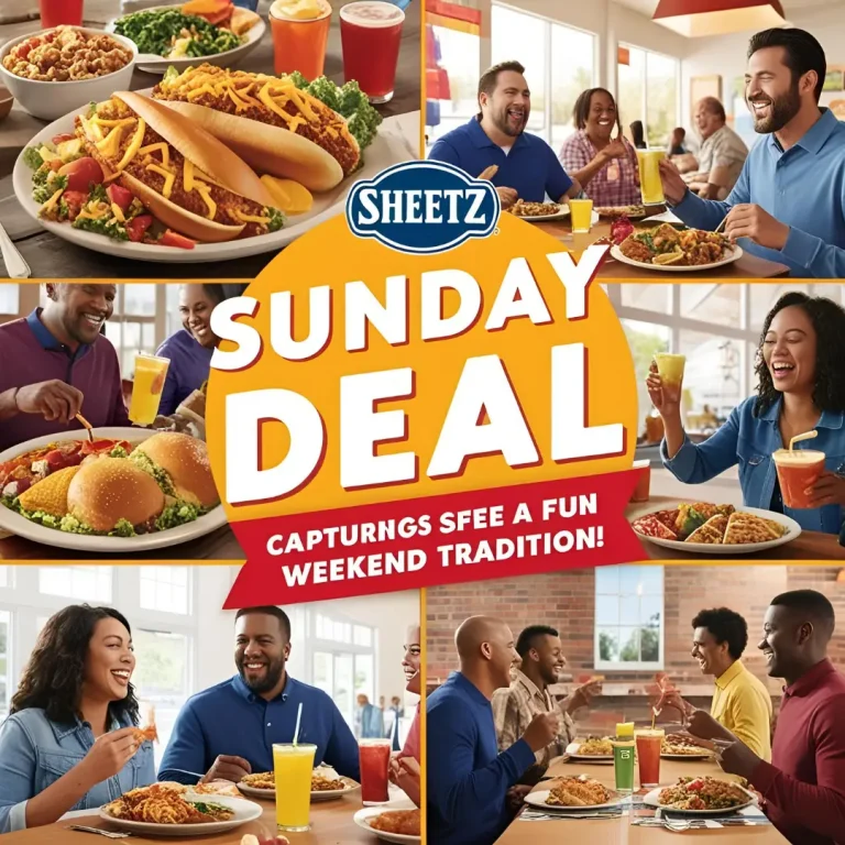Sheetz Sunday Deal Menu Prices