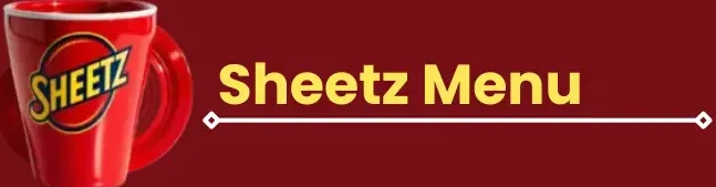 Sheetz Menu Official